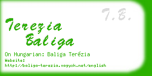 terezia baliga business card